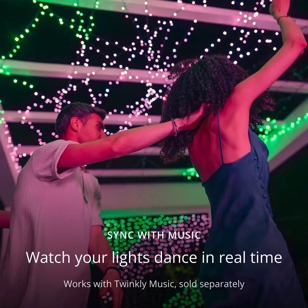 105 ft (32m) Twinkly 400 App Controlled Multicolour Strings LED Lights, view 7