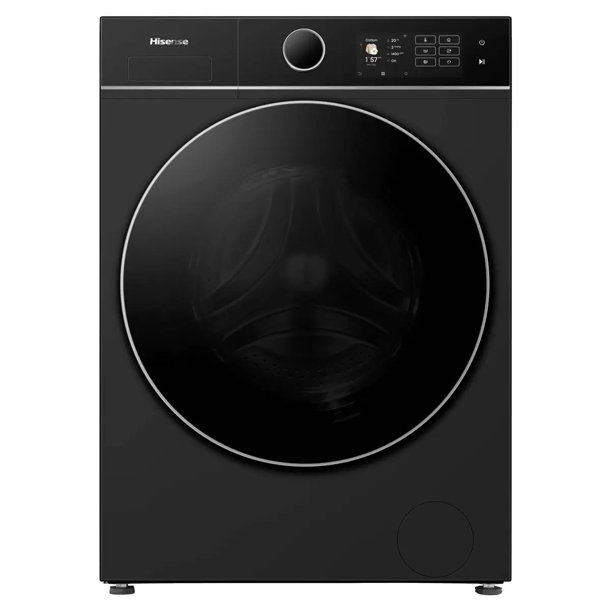 Hisense KitchenFit 5i Series WD5I1245BBR, 12kg/ 8kg Washer Dryer, D Rated