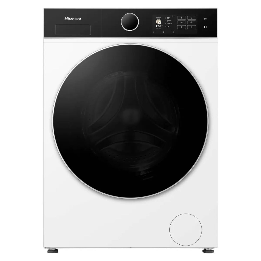 Hisense KitchenFit 5i Series WD5I1245BWR, 12kg/ 8kg Washer Dryer, D Rated