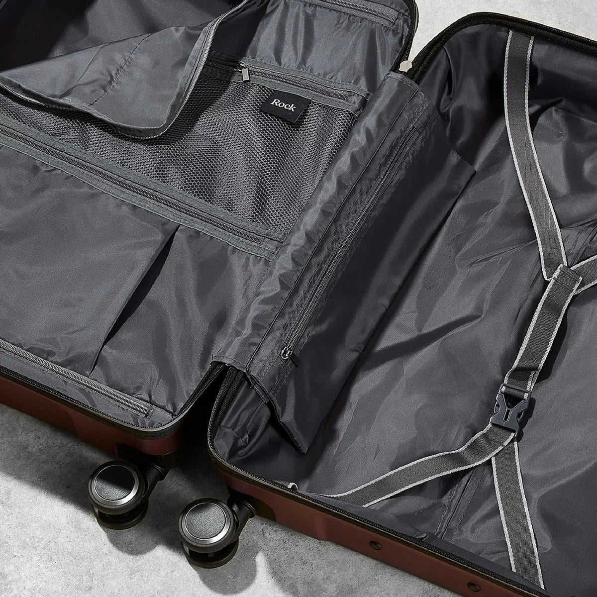 Rock Hydralite 3 Piece Hardside Luggage Set, view 25