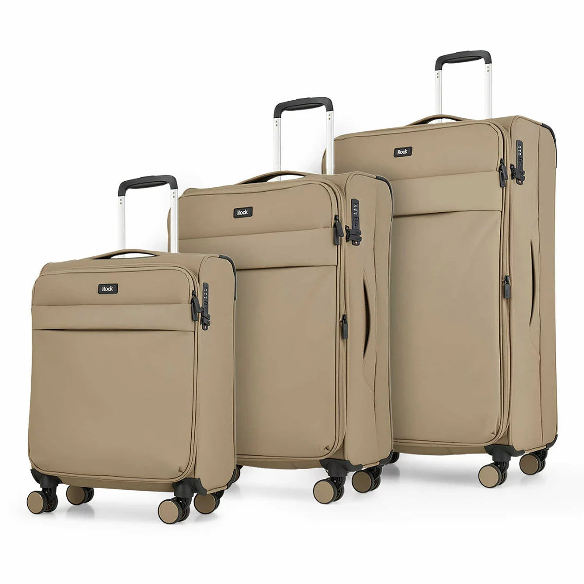 Rock Harper 3 Piece Softside Luggage Set