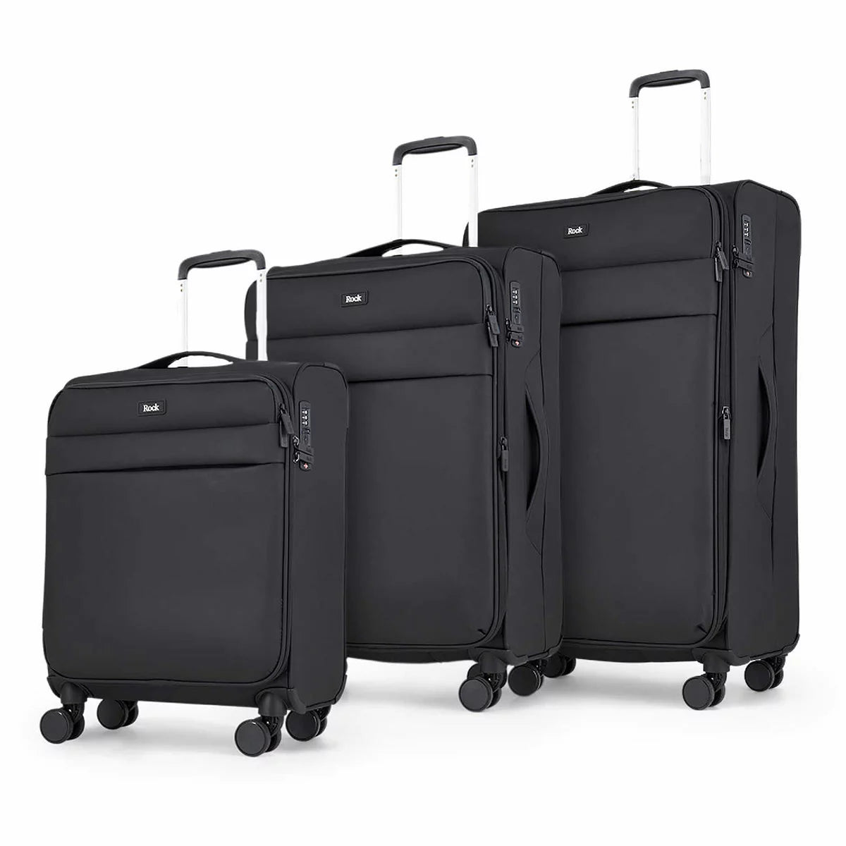Rock Harper 3 Piece Softside Luggage Set
