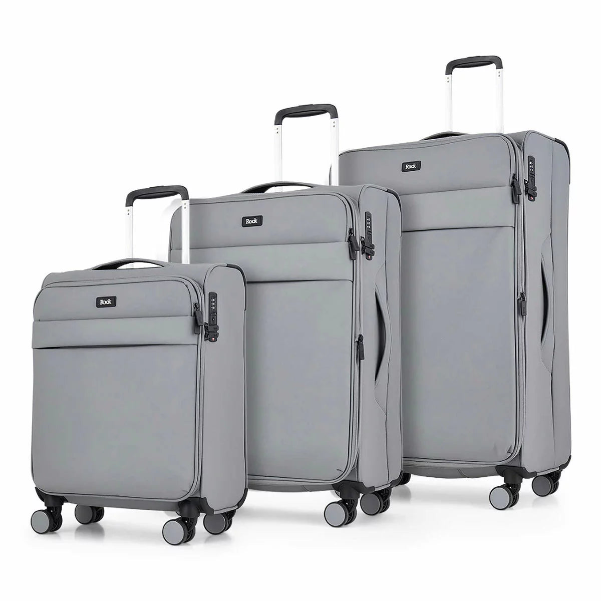 Rock Harper 3 Piece Softside Luggage Set