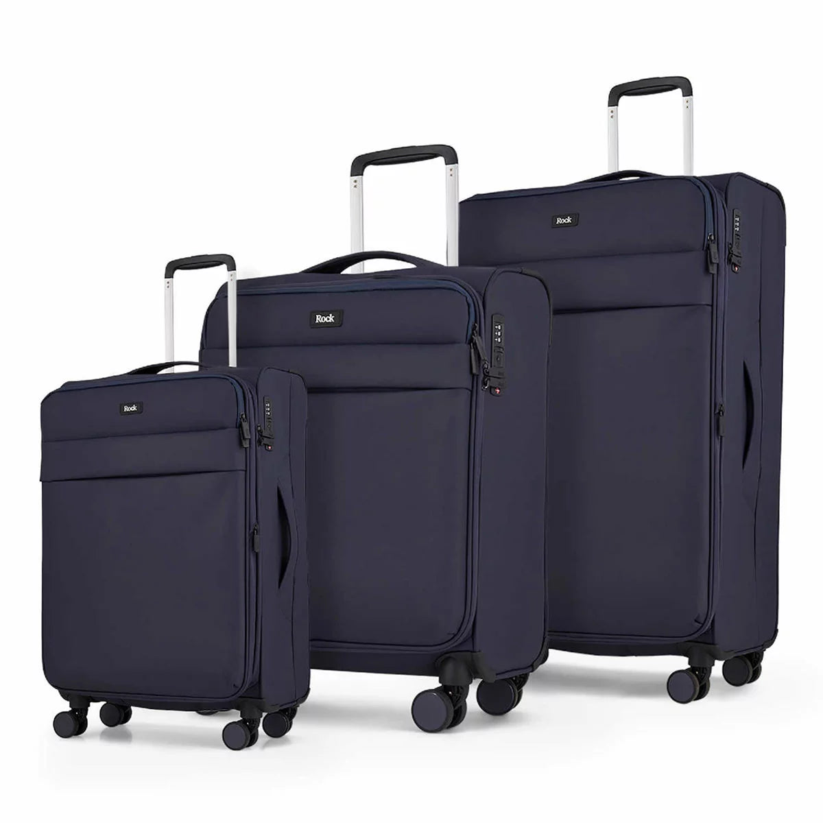 Rock Harper 3 Piece Softside Luggage Set