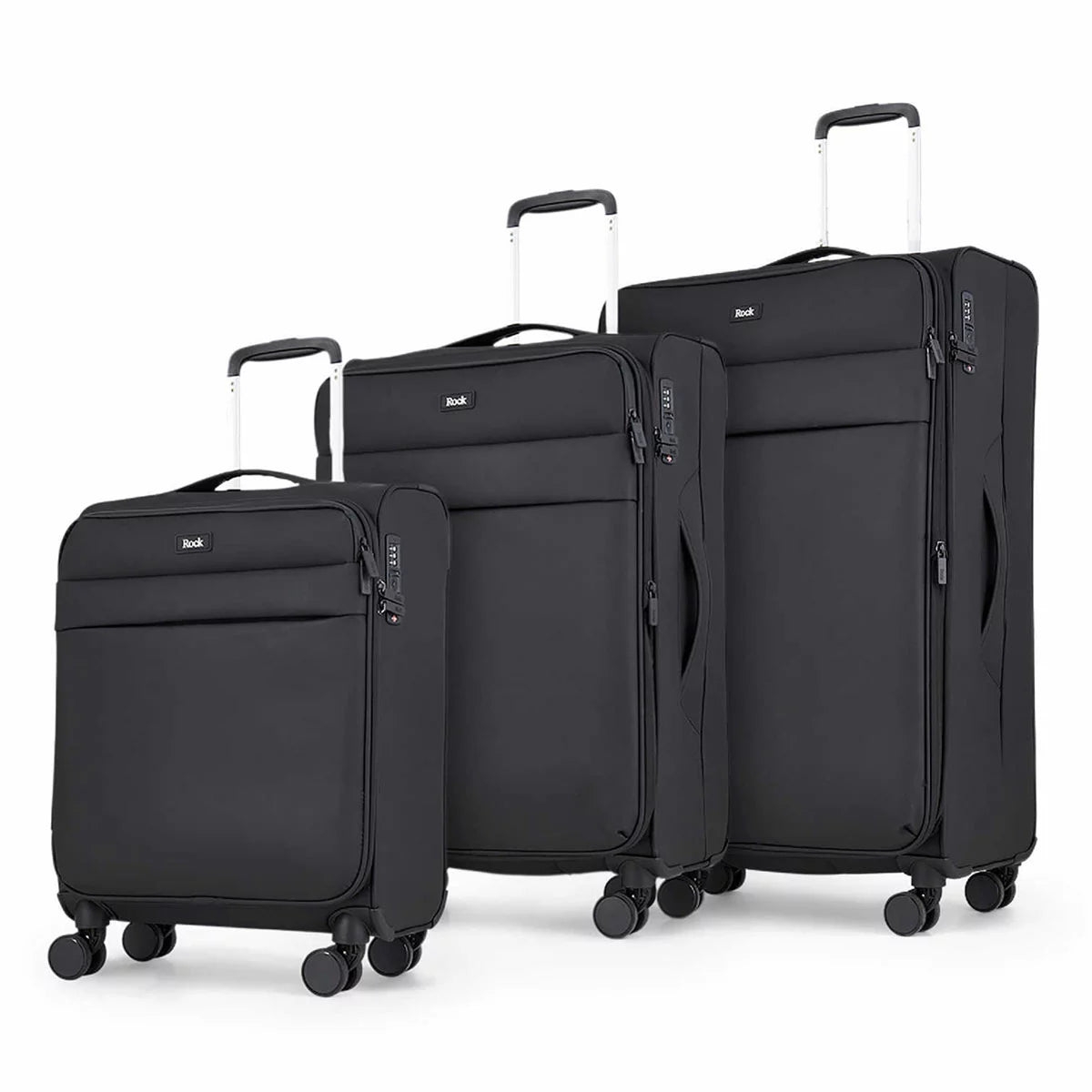 Rock Harper 3 Piece Softside Luggage Set
