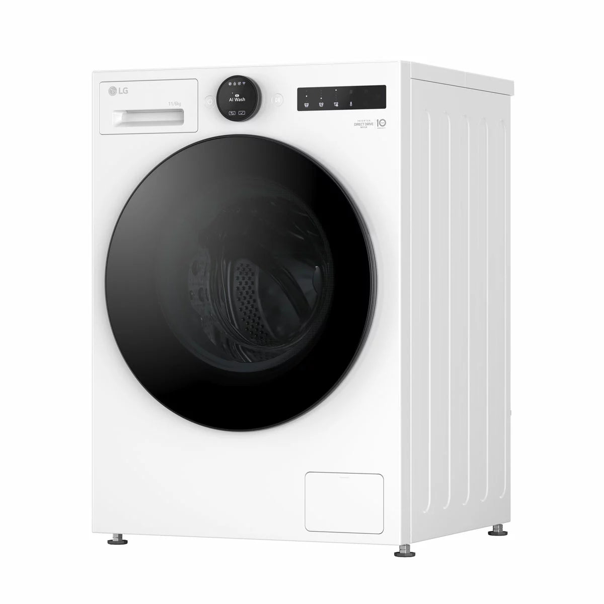 LG W4X7016TWB, 11kg/6kg Washer Dryer, E Rated in White