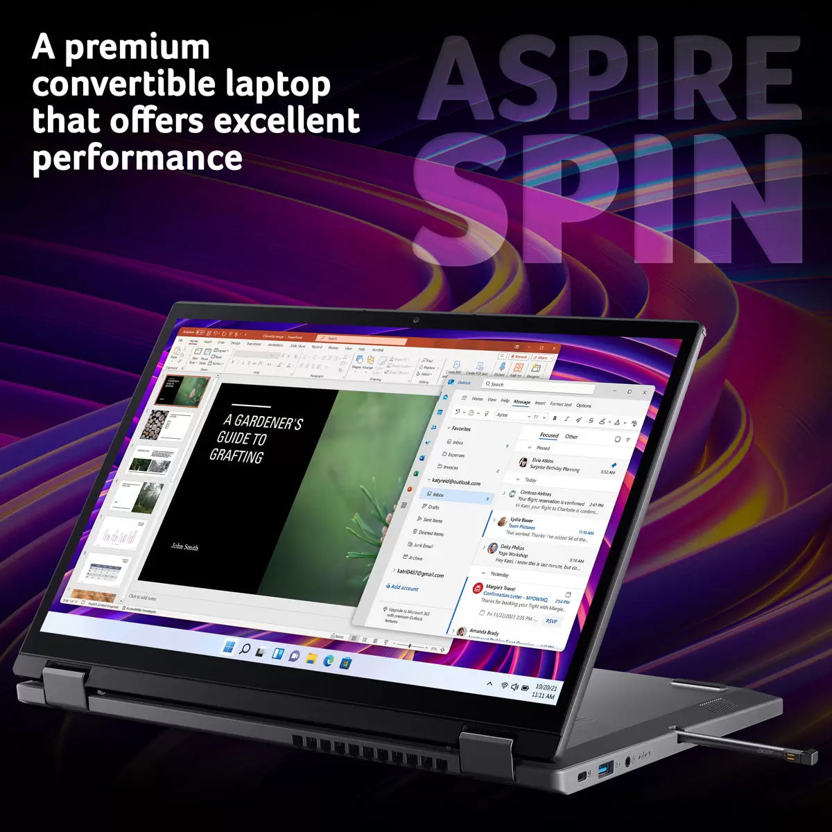 Acer Aspire Spin, Intel Core Ultra 5, 16GB RAM, 1TB SSD, 14 Inch Convertible 2