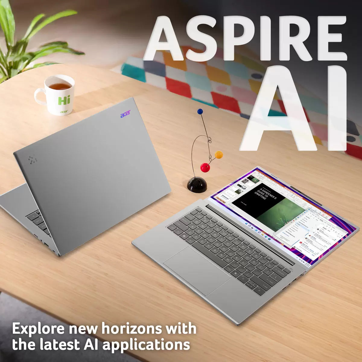 Acer Aspire 14 AI, Copilot+ PC, AMD Ryzen AI 5, 16GB RAM, 512GB SSD, 14 Inch