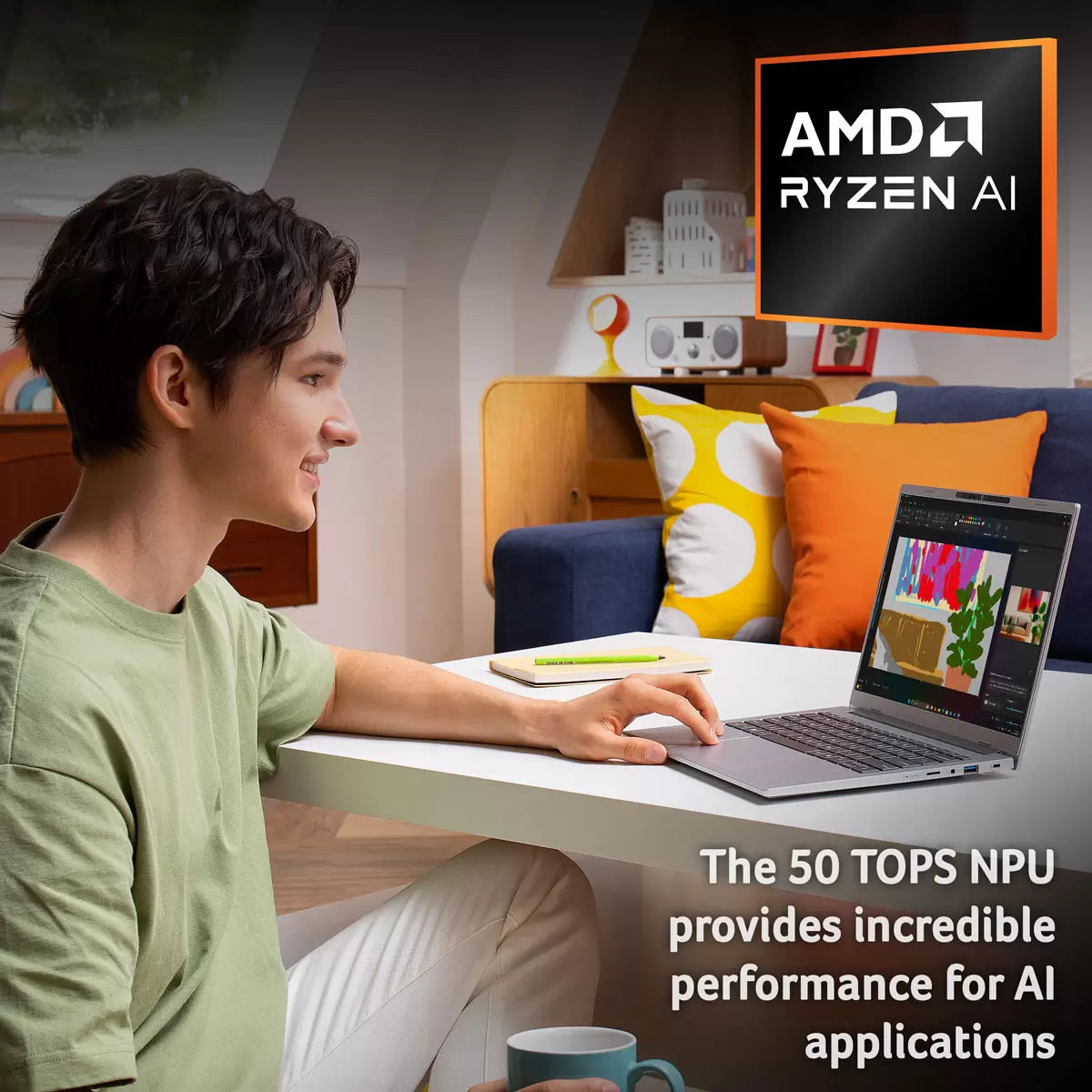 Acer Aspire 14 AI, Copilot+ PC, AMD Ryzen AI 5, 16GB RAM, 512GB SSD, 14 Inch