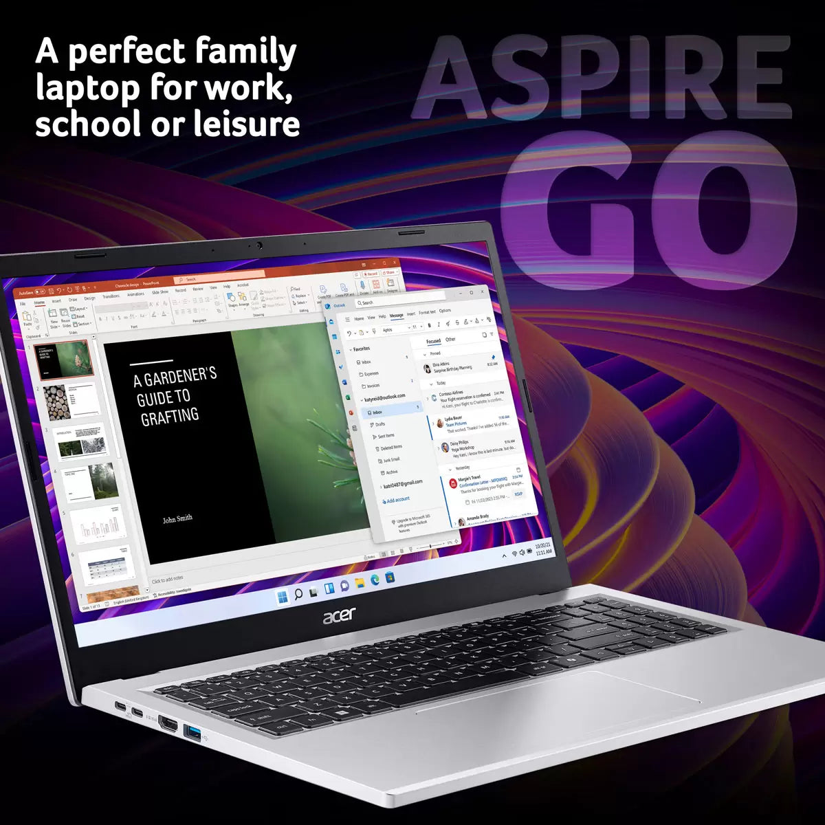 Acer Aspire Go 15, Intel Core i7, 16GB RAM, 512GB SSD, 15.6 Inch Laptop