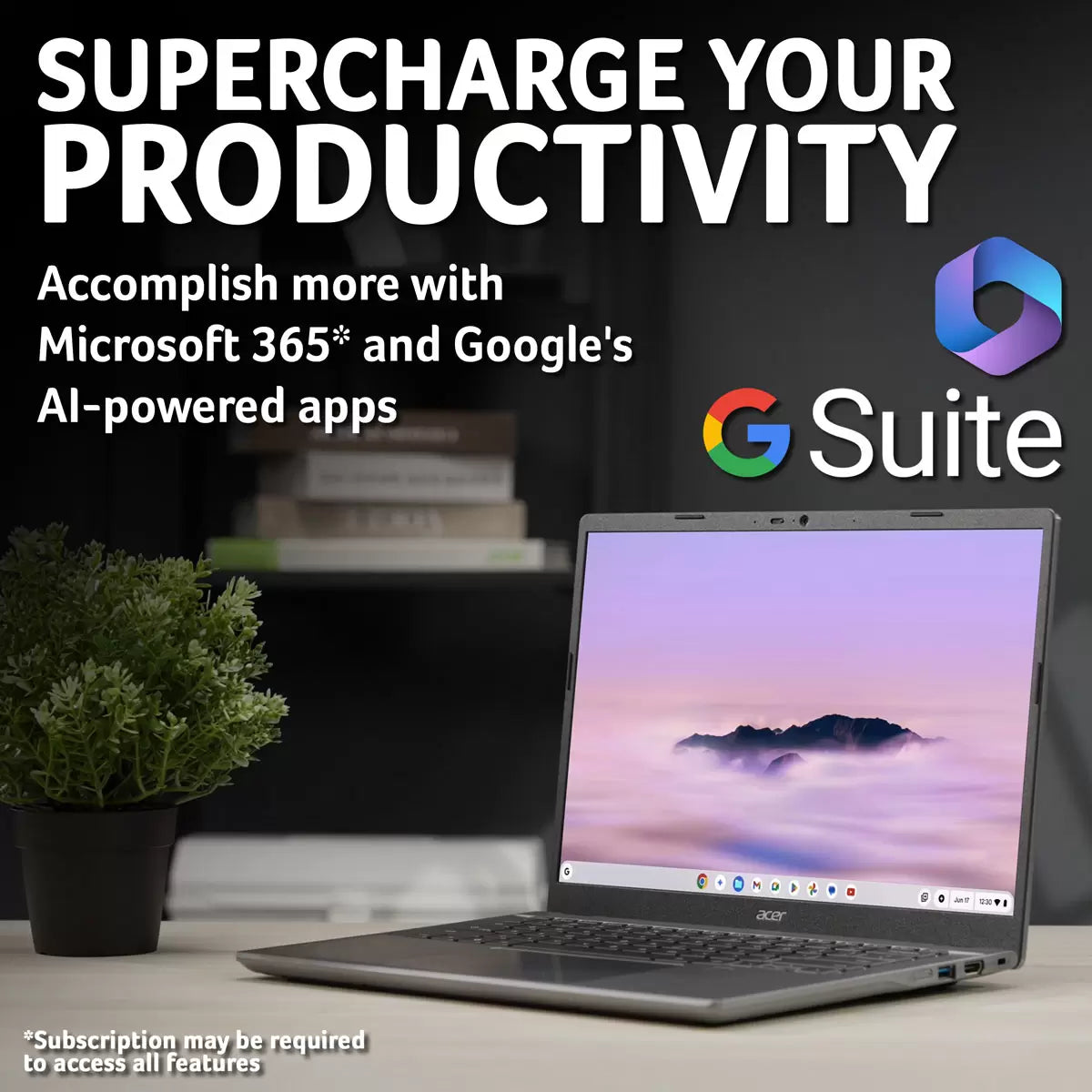 Acer Chromebook Plus 514, Intel Core i5, 8GB RAM, 256GB SSD, 14 Inch Laptop