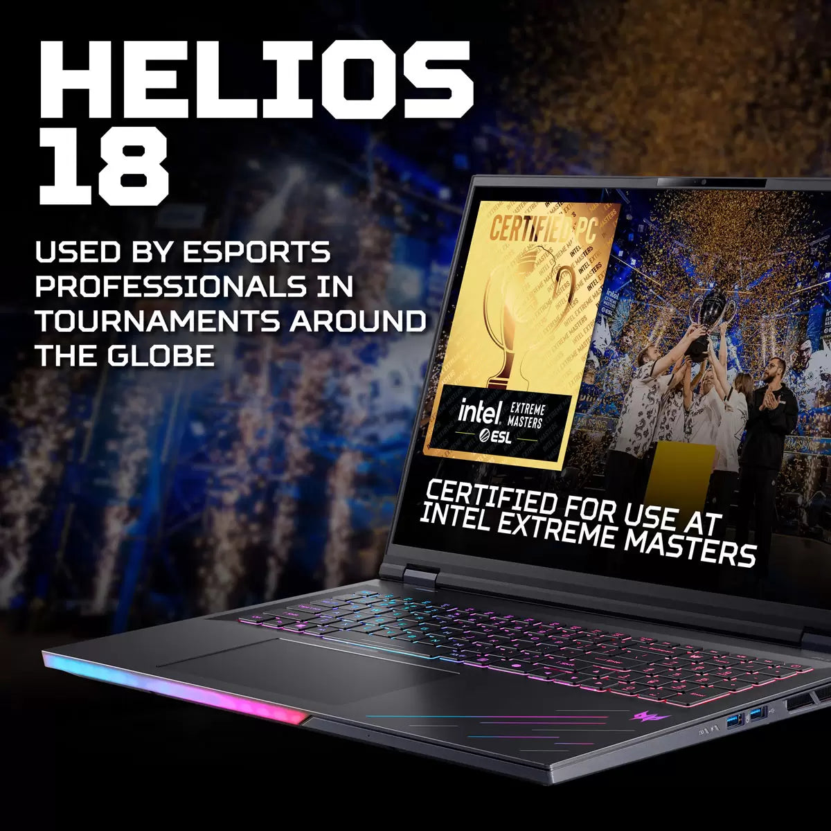 Acer Predator Helios 18 AI, Intel Core Ultra 9, 64GB RAM, 1TB SSD NVIDIA GeForce