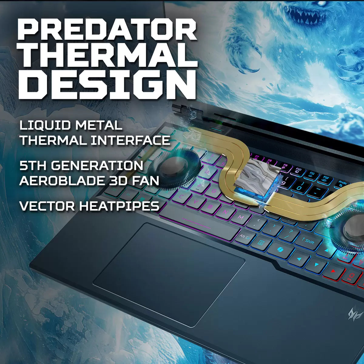 Acer Predator Helios NEO 16 AI, Intel Core Ultra 7, 16GB RAM, 1TB SSD, NVIDIA