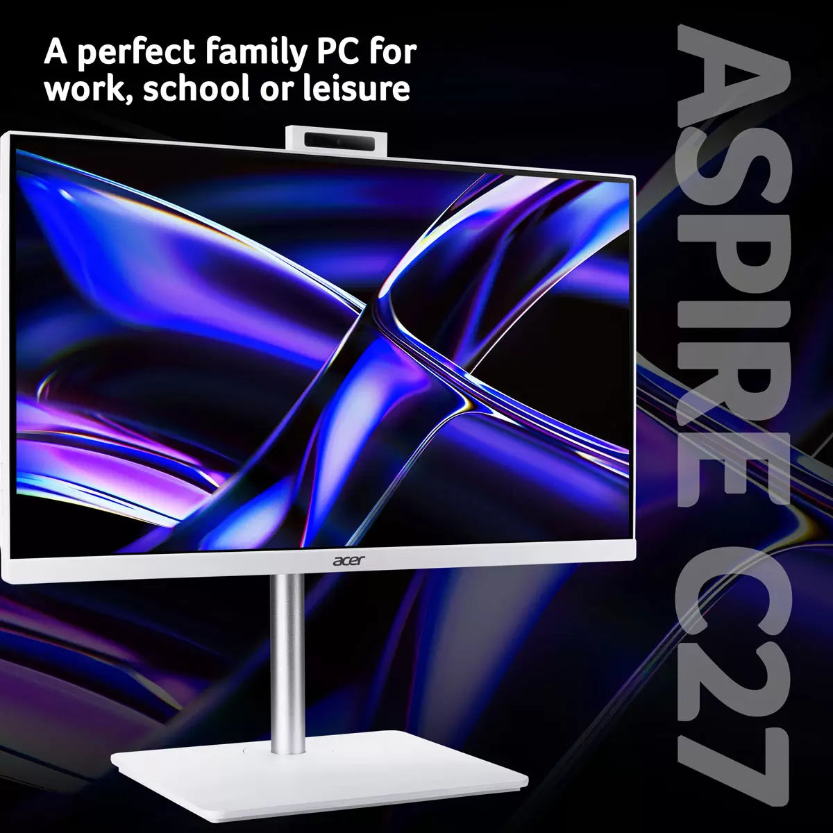 Acer C27-195ES, Intel Core i7, 16GB RAM, 1TB SSD, 27 Inch All in One Desktop PC