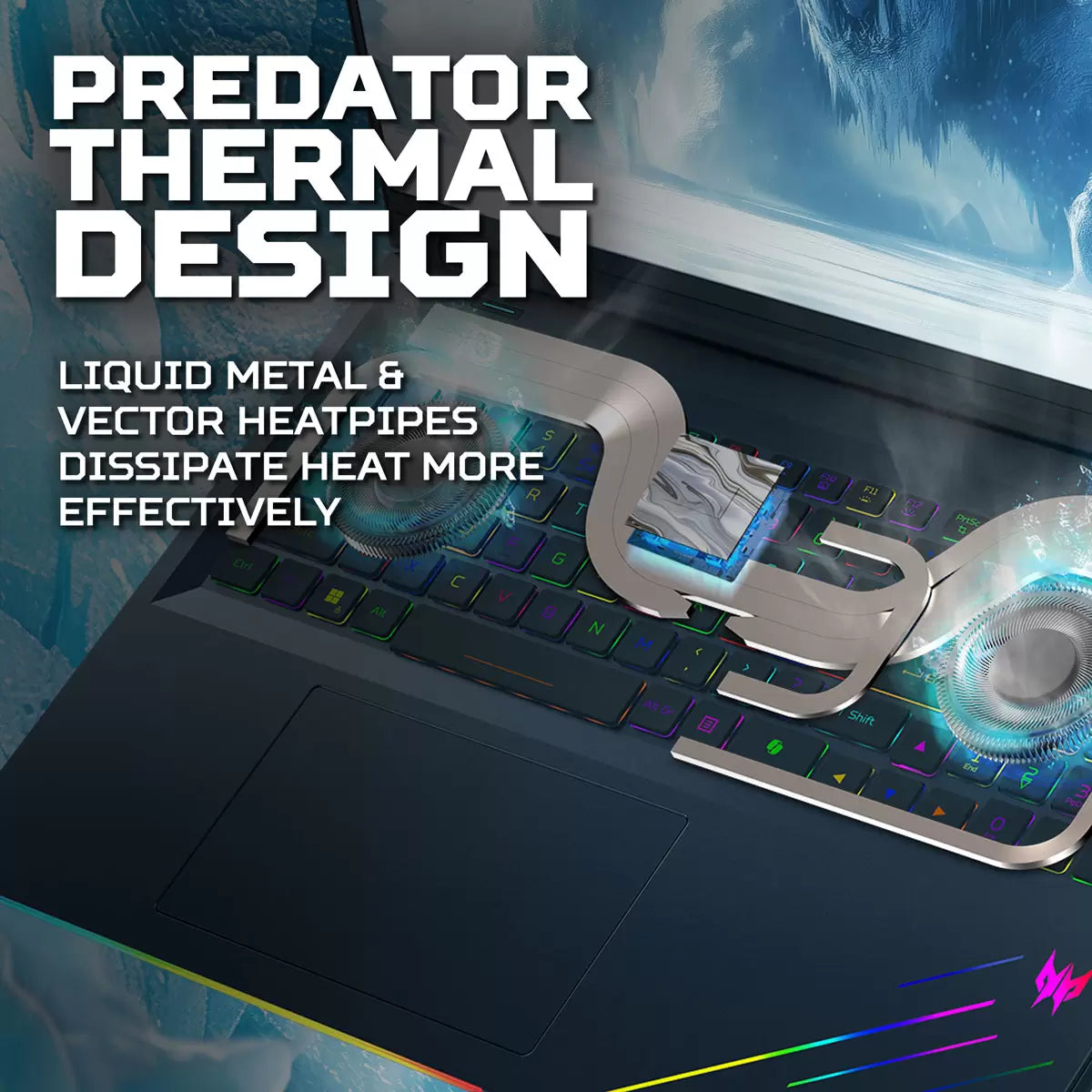Acer Predator Helios 18 AI, Intel Core Ultra 9, 32GB RAM, 1TB SSD NVIDIA GeForce