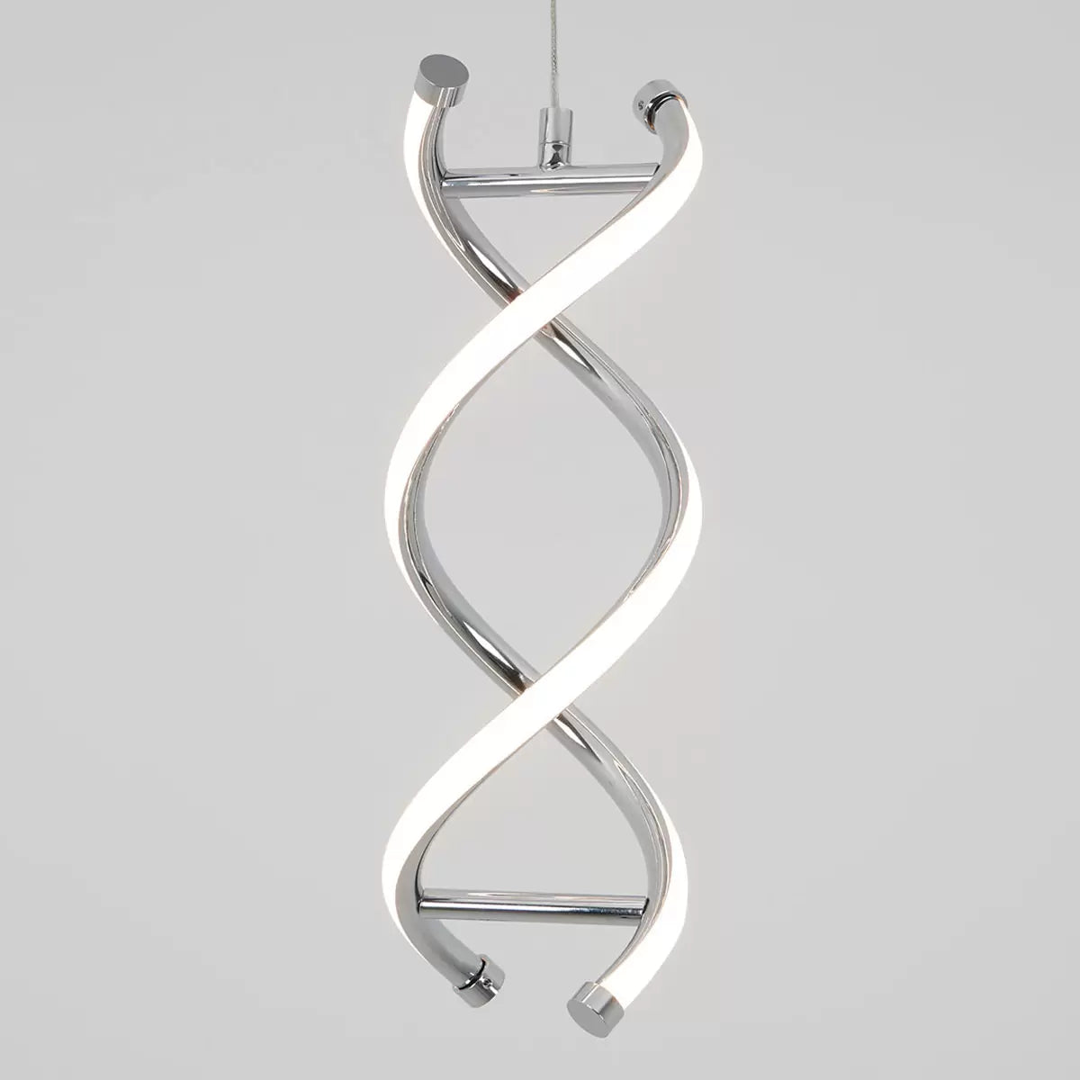 Artika DNA Single Light LED Pendant in Chrome
