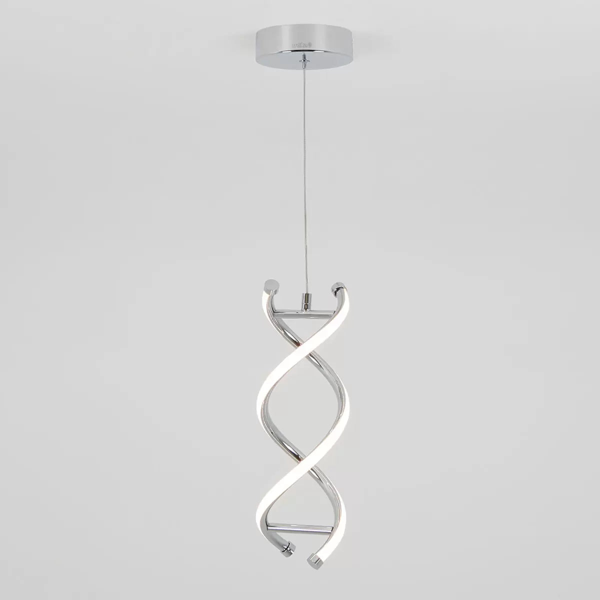 Artika DNA Single Light LED Pendant in Chrome