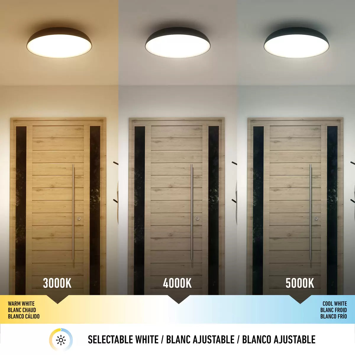 Artika Flint FM LED light in Black