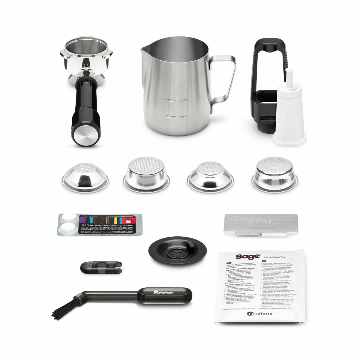 Sage Barista Touch Impress Coffee Machine With Cold Extraction in Black