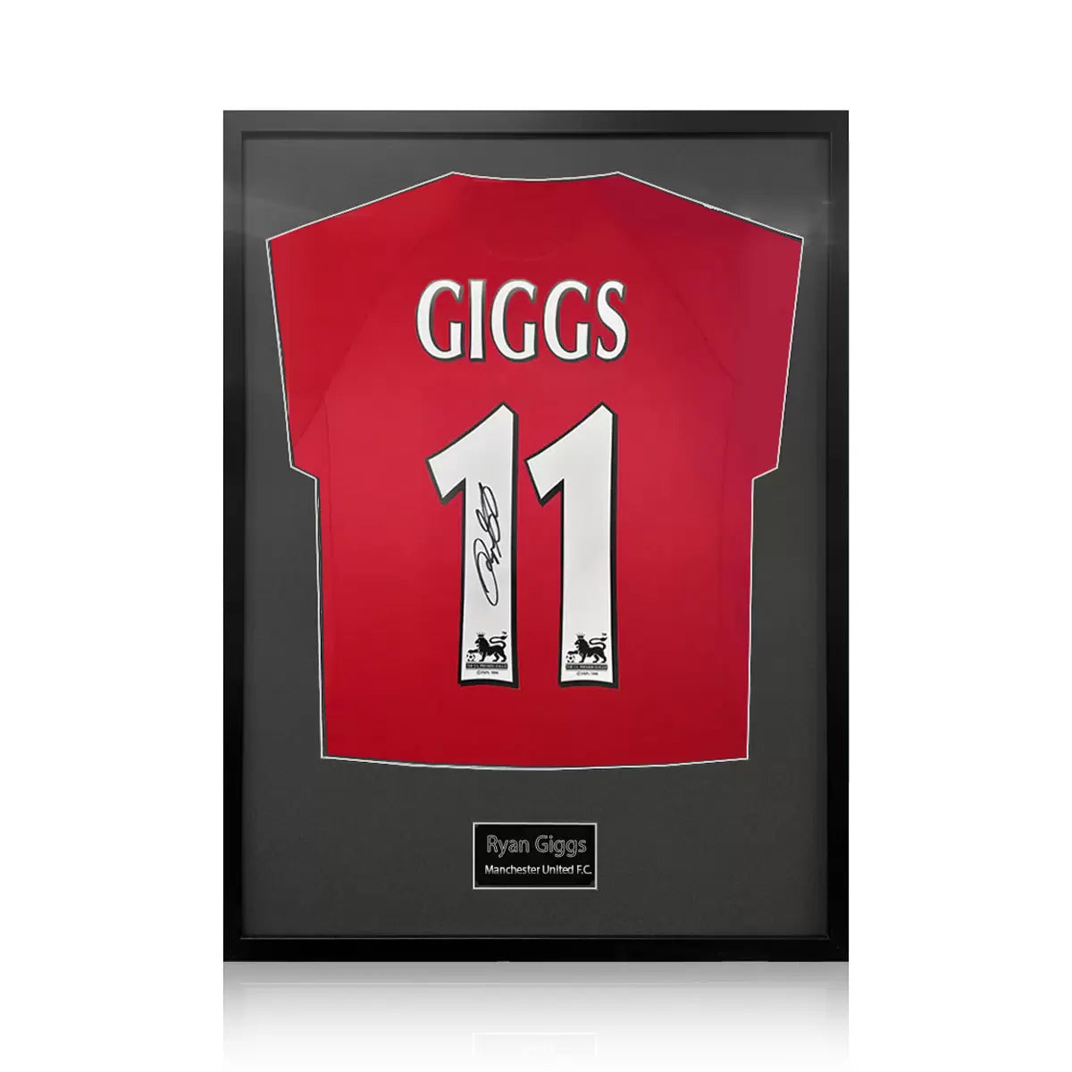 Ryan Giggs Signed Framed Manchester United Football Shirt in 2 Options: White or