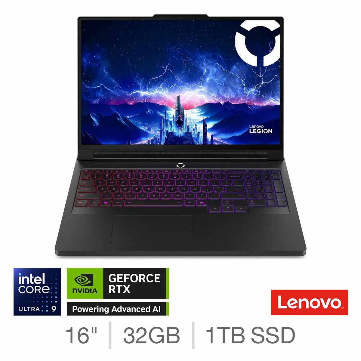 Lenovo Legion Pro 7, Intel Core Ultra 9, 32GB RAM, 1TB SSD, NVIDIA GeForce RTX