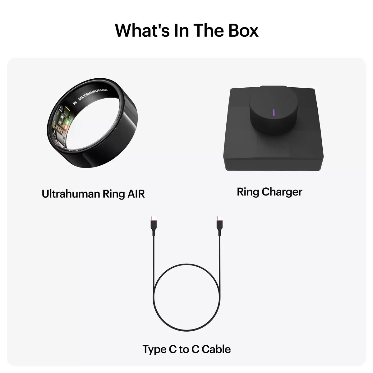 Ultrahuman Ring AIR Aster Black