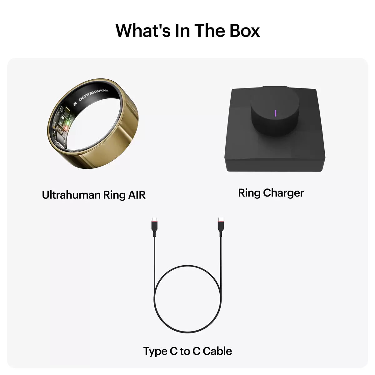 Ultrahuman Ring AIR Bionic Gold