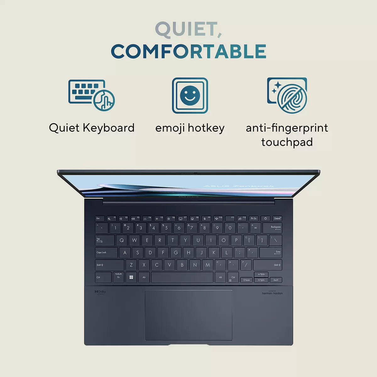 ASUS Zenbook, Intel Core Ulta 7, 16GB RAM, 1TB SSD, 14 Inch OLED Laptop