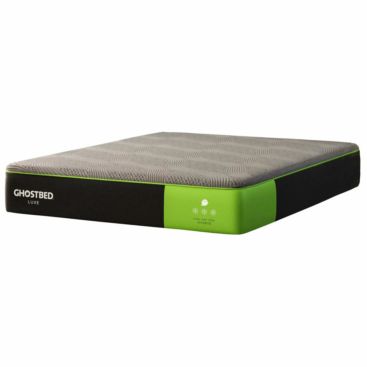 GhostBed Luxe Hybrid Cooling Mattress in 4 Sizes