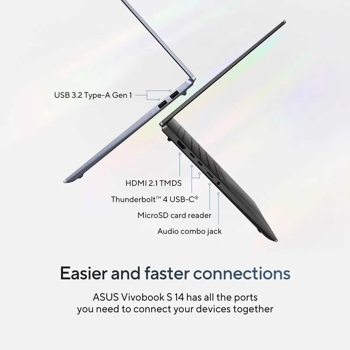 ASUS Vivobook S, Intel Core Ultra 7, 16GB RAM, 1TB SSD, 14 Inch OLED Laptop