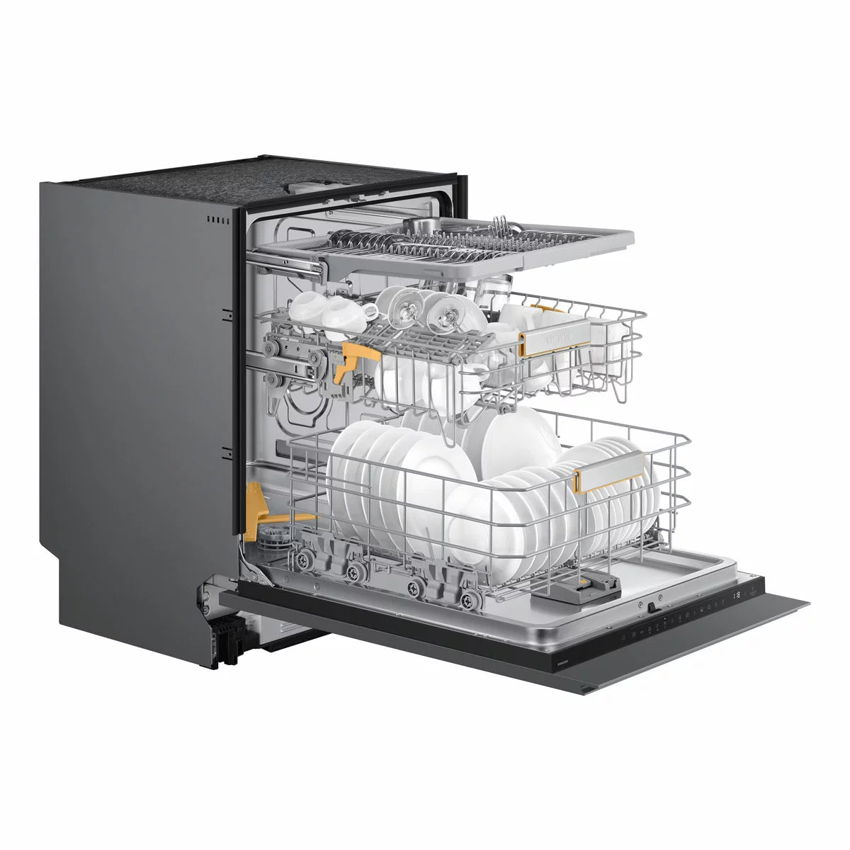 Samsung Series 6, DW60DG790100U4 Fully Integrated Dishwasher, A Rated in Silver
