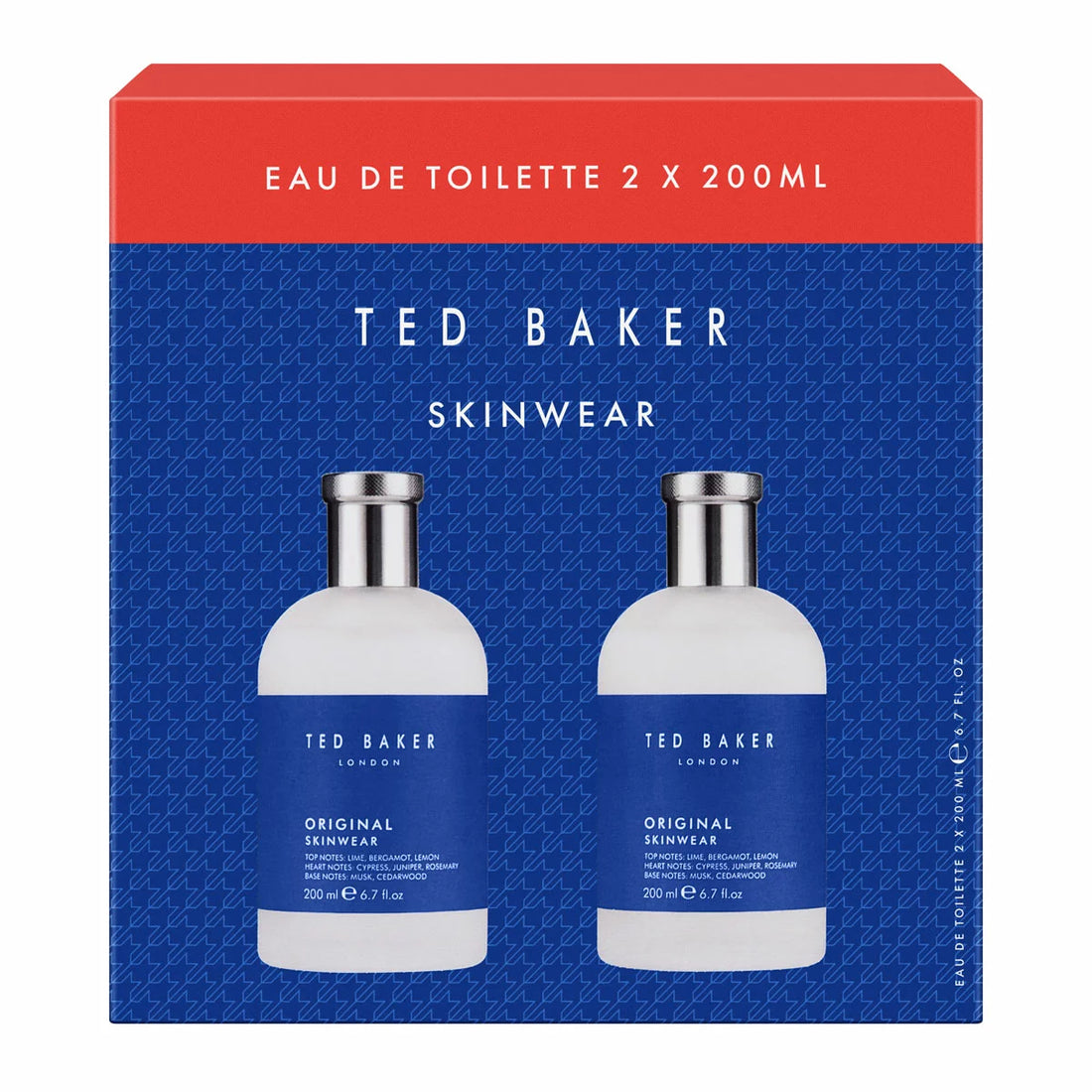 Ted Baker Skinwear, Mens Eau de Toilette 2 x 200ml