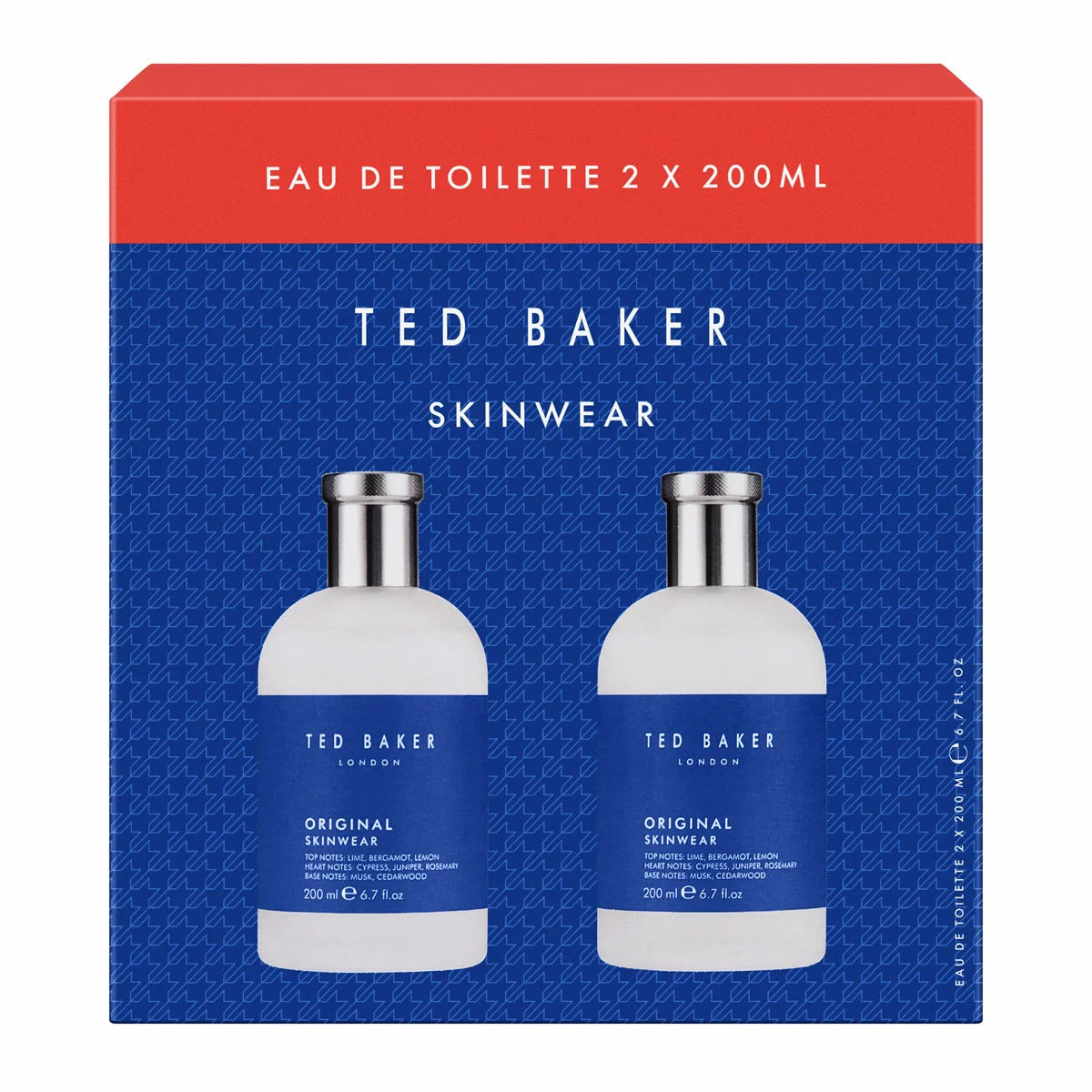 Ted Baker Skinwear, Mens Eau de Toilette 2 x 200ml