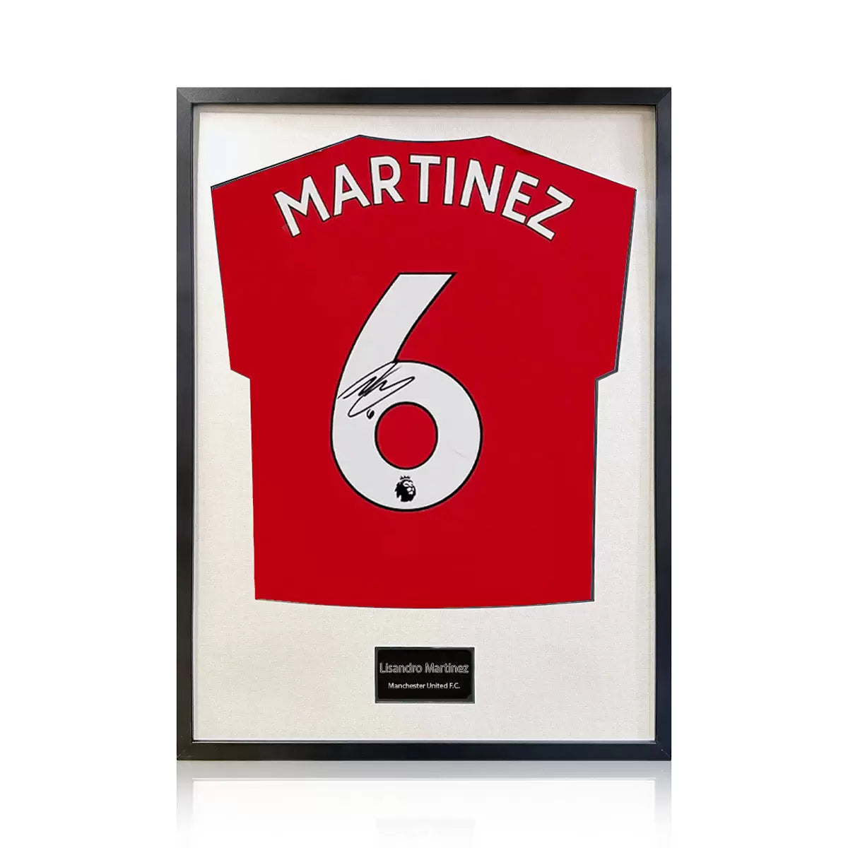 Lisandro Martinez Signed Framed Manchester United Shirt Football Shirt in 2