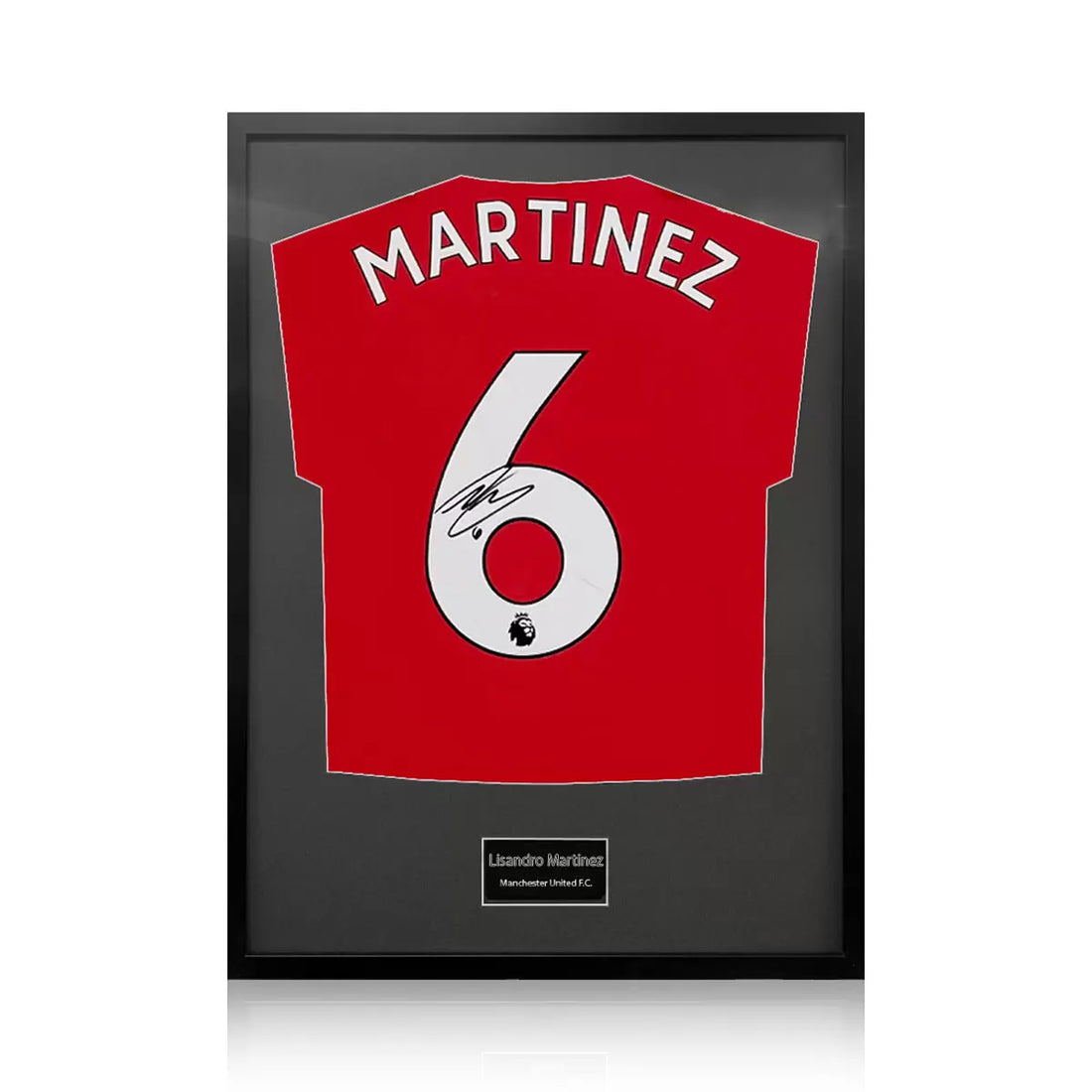 Lisandro Martinez Signed Framed Manchester United Shirt Football Shirt in 2