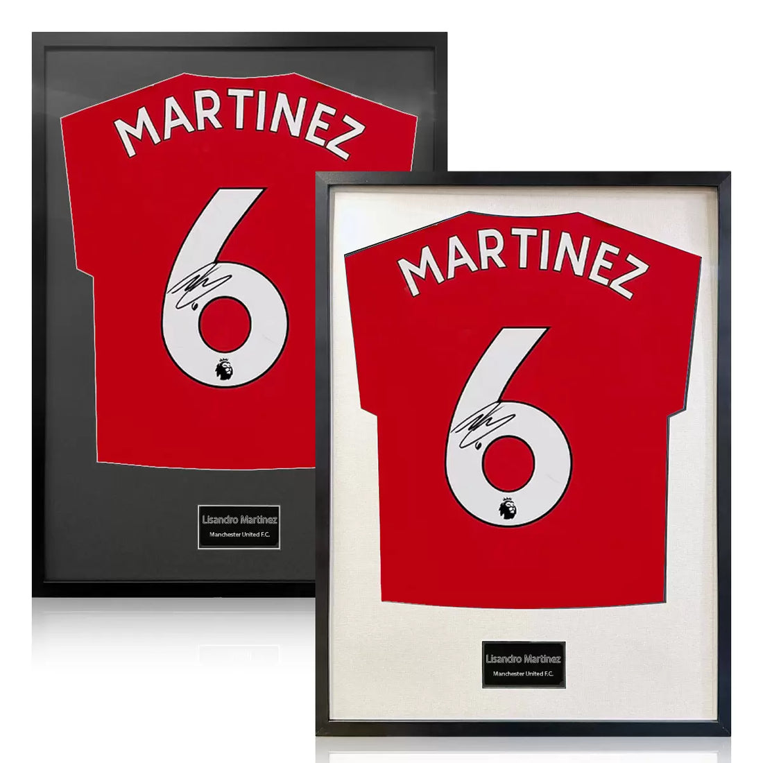 Lisandro Martinez Signed Framed Manchester United Shirt Football Shirt in 2
