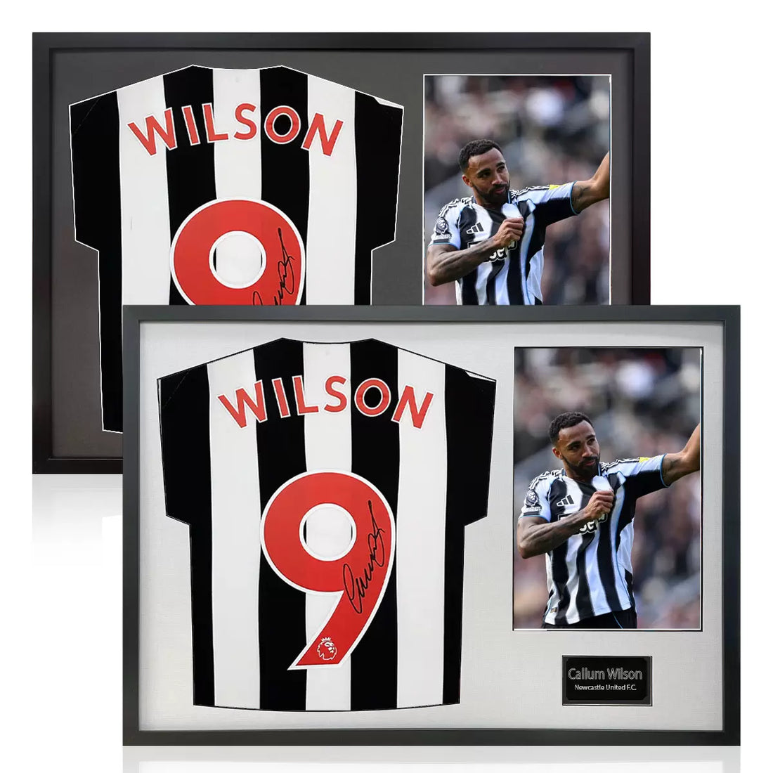 Callum Wilson Signed Framed Newcastle United Football Shirt including 1 Photo
