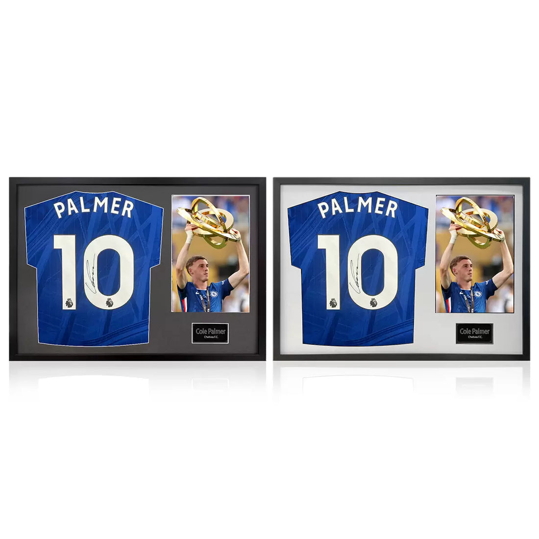 Cole Palmer Signed Framed Chelsea Football Shirt including 1 Photo in 2 Options