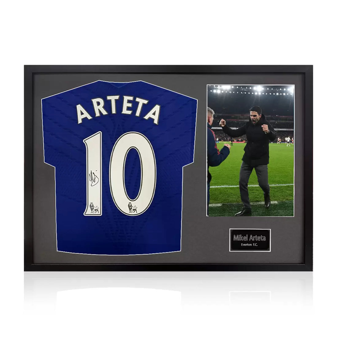 Mikel Arteta Signed Framed Everton Football Shirt including 1 Photo in 2