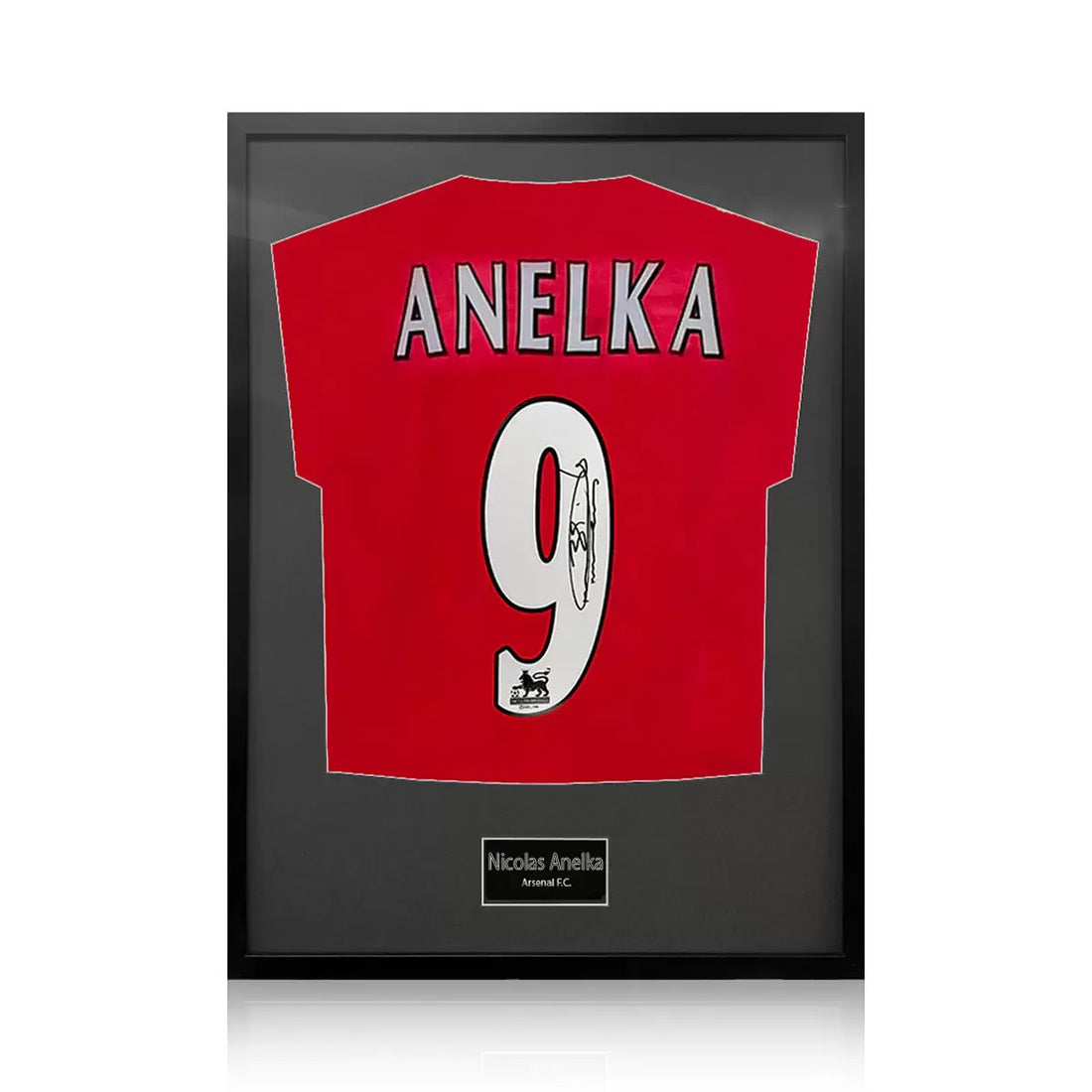 Nicolas Anelka Signed Framed Arsenal Football Shirt in 2 Options: White or Black