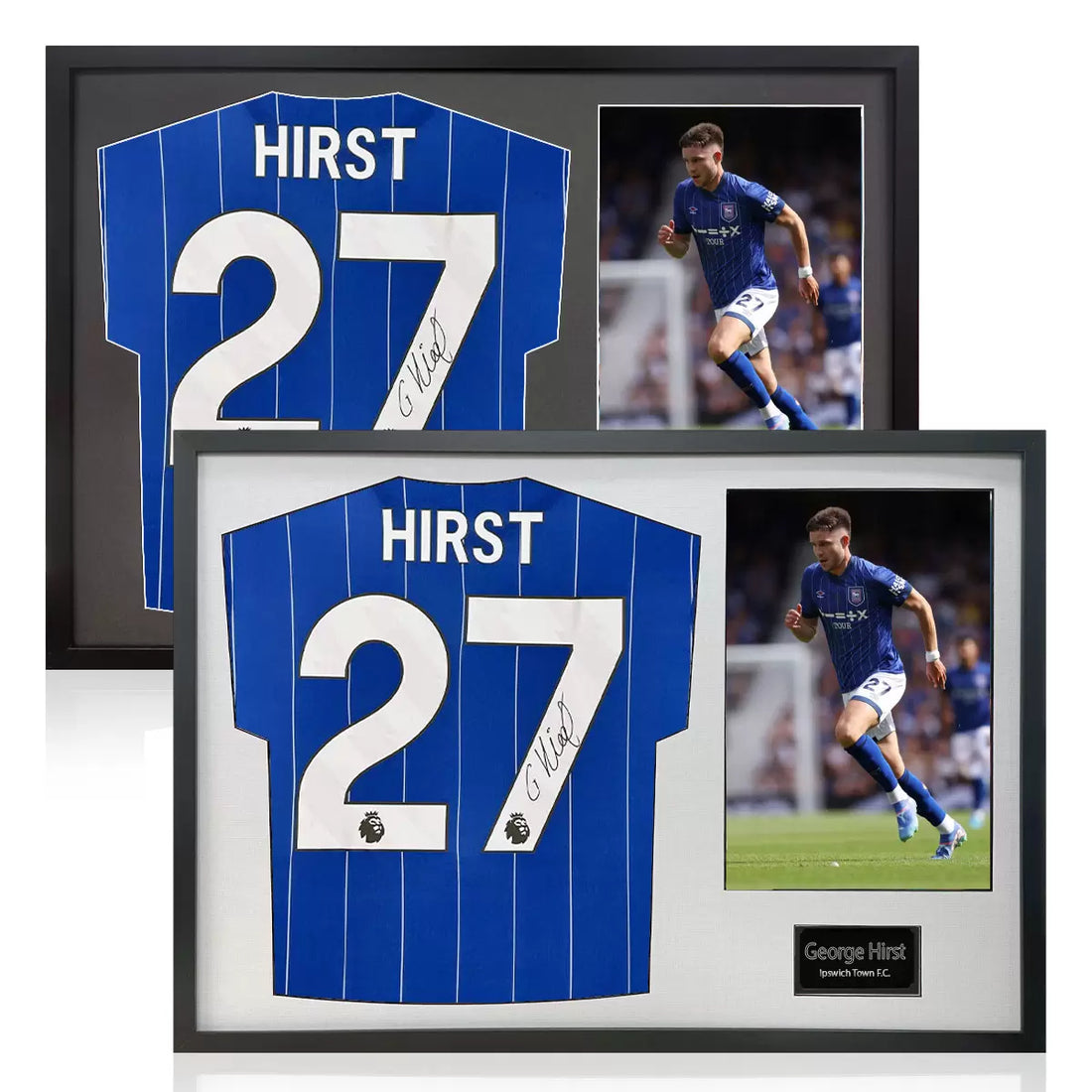 George Hirst Signed Framed Ipswich Town Football Shirt including 1 Photo in 2