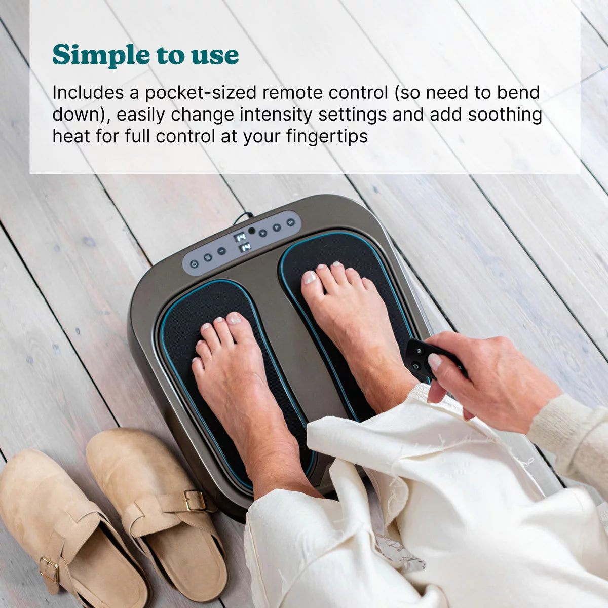 Homedics Foot Flow Vibration Massager, PSL-2000H-EB