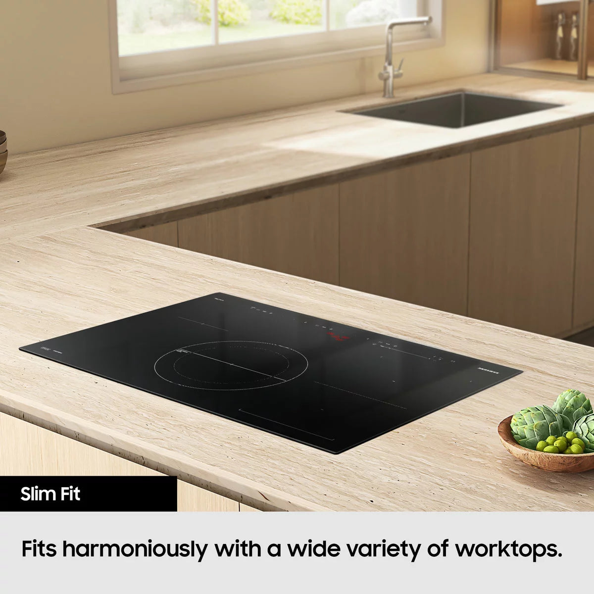 Samsung Series 6, Flex Zone Plus NZ64B6058KK/U1 Smart Induction Hob, in Black