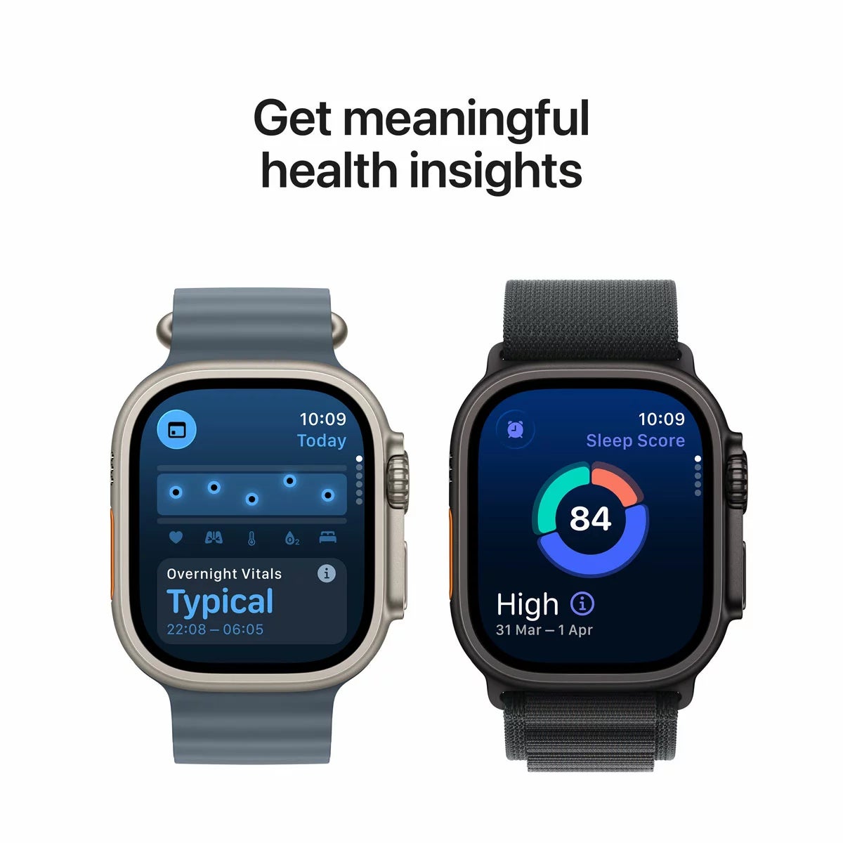 Apple Watch Ultra 3 GPS + Cellular, 49mm Titanium Case with Black Alpine Loop, view 15