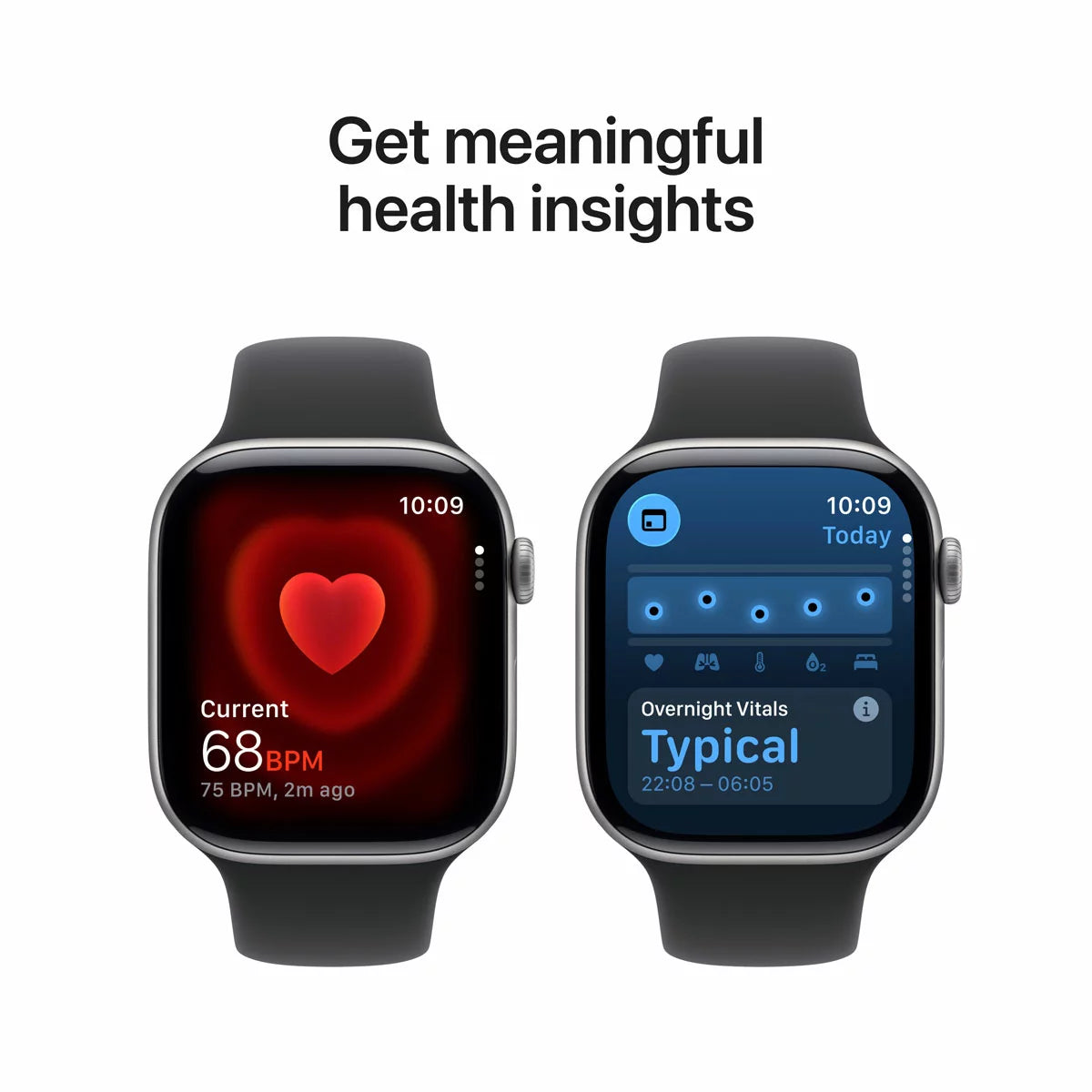 Apple Watch Series 11 GPS, 46mm Aluminium Case with Sport Band