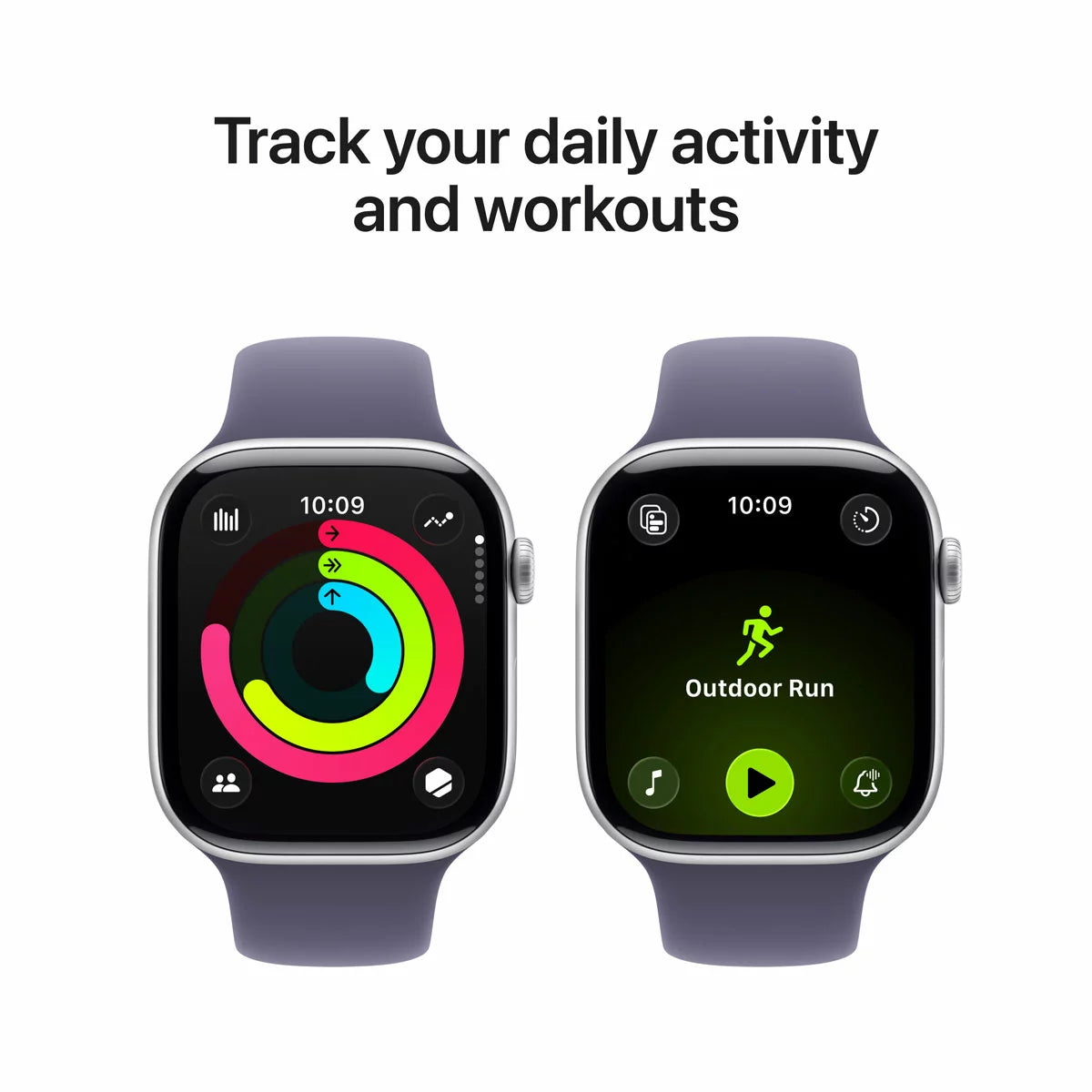 Apple Watch Series 11 GPS, 46mm Aluminium Case with Sport Band