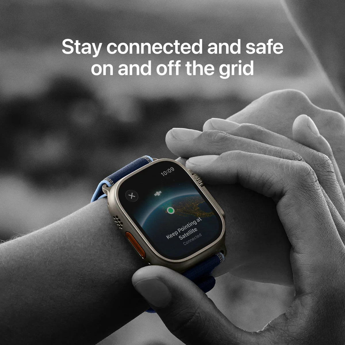 Apple Watch Ultra 3 GPS + Cellular, 49mm Titanium Case with Black Titanium