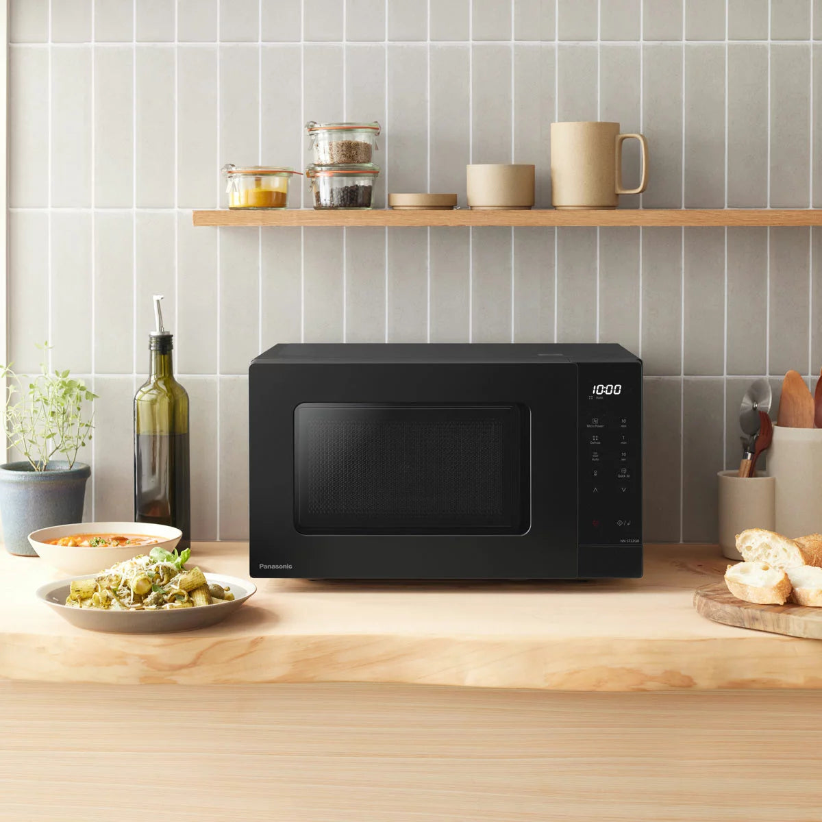 Panasonic 20L Solo Microwave, Black, NN-ST22QBBPQ