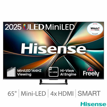 Hisense 65U7QTUK 65 Inch Mini LED HD Smart TV