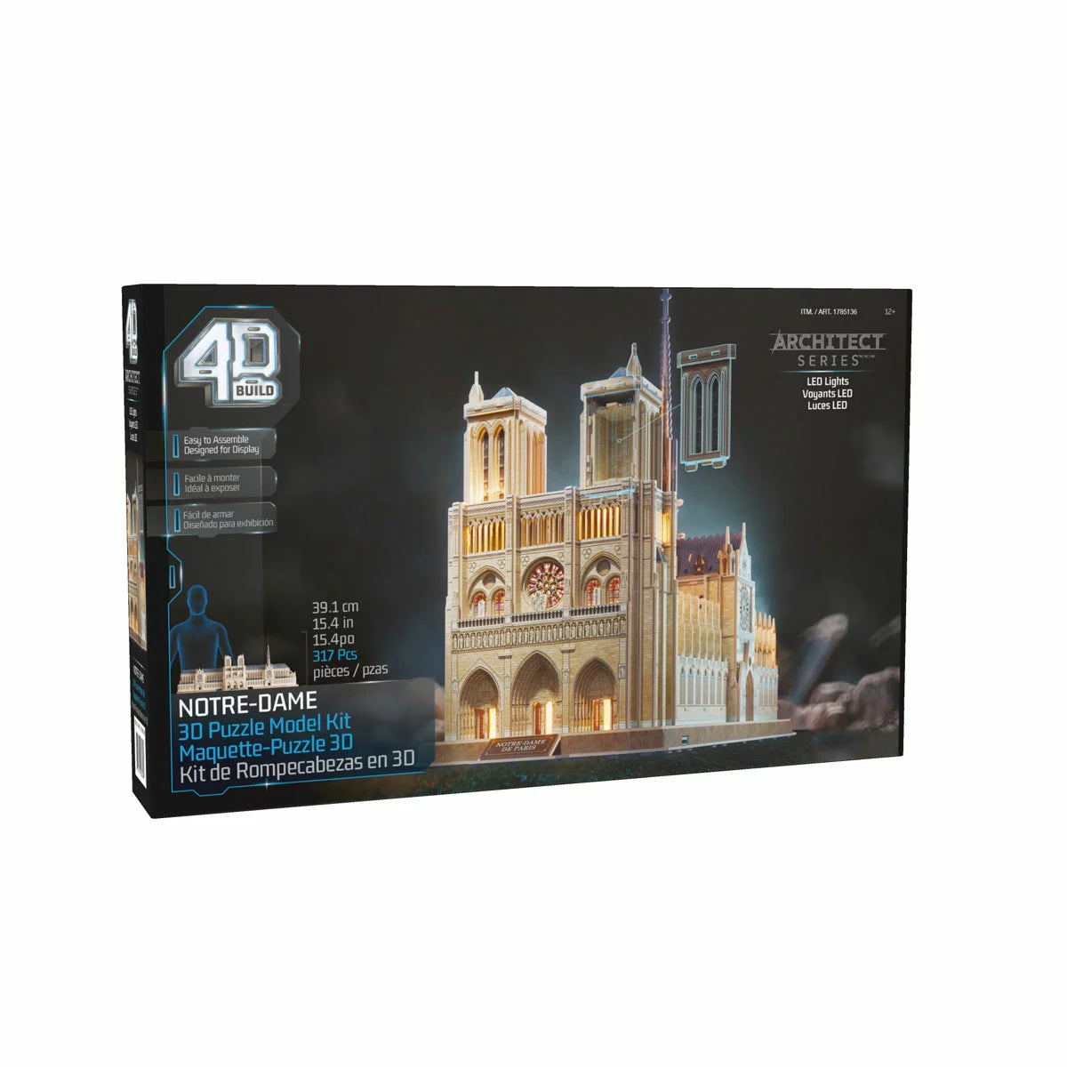 4D Build Puzzle Model Kit Assortment (12+ Years)